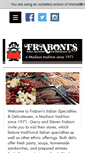 Mobile Screenshot of frabonisdeli.com